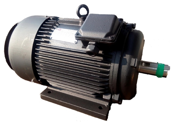 Fan Cooled 4 Pole 3 Phase Industrial Electric Motors 5.5KW / 7.5KW With CE / ISO9001